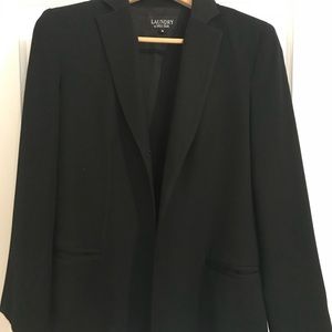 Laundry by Shelli Segal Black Blazer